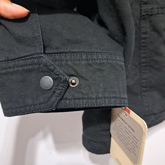 Levi's Men's Sherpa Lined Two Pocket Hooded Trucker Jacket Black Large NWT - Picture 14 of 16